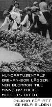Hundratusentals Erevan-bor lägger ner blommor för att hedra folkmordets offer