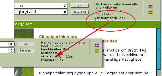 När frames är låsta till storleken kan text försvinna under kanten