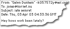 Iate semret - en hälsningsfras på spamish?